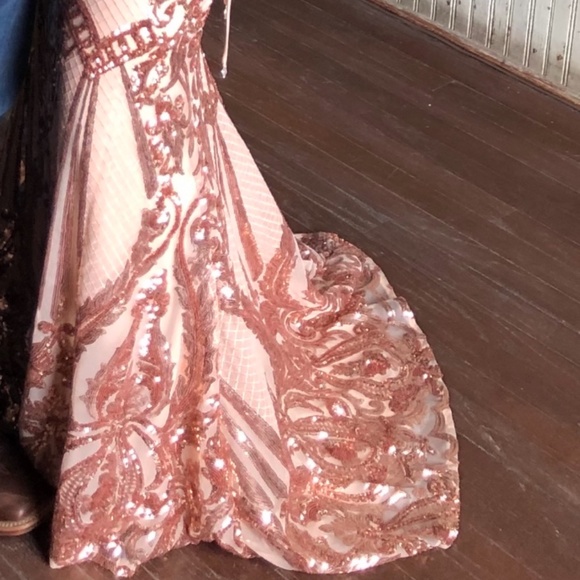 Designer Prom Dress - Picture 1 of 4